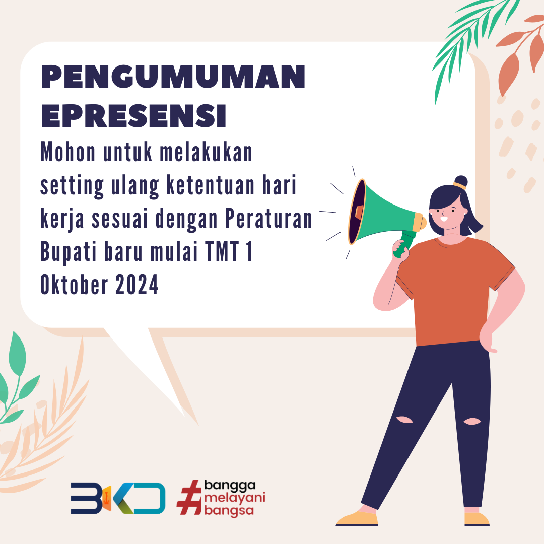 Pengumuman hari kerja presensi 2024